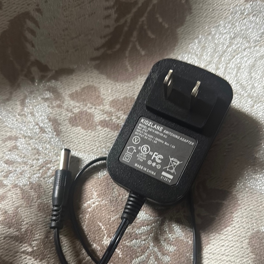 Kidzlane Black Power Adapter